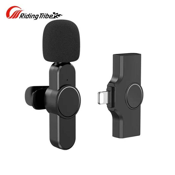 Riding Tribe Wireless Microphone Clipon Mic PlugPlay Lavalier