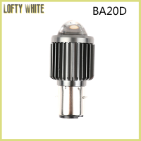 H4 LED Moto แบบลอฟตี้ BA20D H6 LED หลอดไฟมอเตอร์ไซค์ไฟตัดหมอกสีขาวเลนส์ CSP