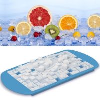 【CW】 L21C 160 Grids Silicone Cubes Mold Stackable Durable Soft Storage Containers