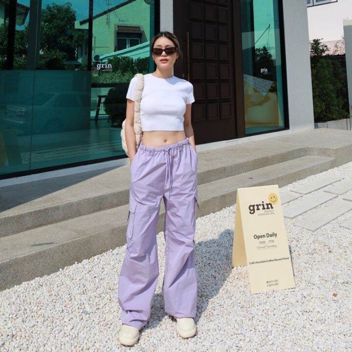 codjiang-ling-พร้อมส่ง-y2k-pastel-cargo-pants-430ฟรีส่ง-เข้ารัวๆ-กางเกงคาร์โก้-ที่ทำมากี่รอบ-ก็ขายดี-glam