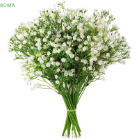 ?【Lowest price】HOMA 15นิ้วสีขาวยิปsophila ดอกไม้ประดิษฐ์งานแต่งงาน DIY ช่อตกแต่งตกแต่งพลาสติกทารกลมหายใจปลอมดอกไม้ตกแต่งบ้าน