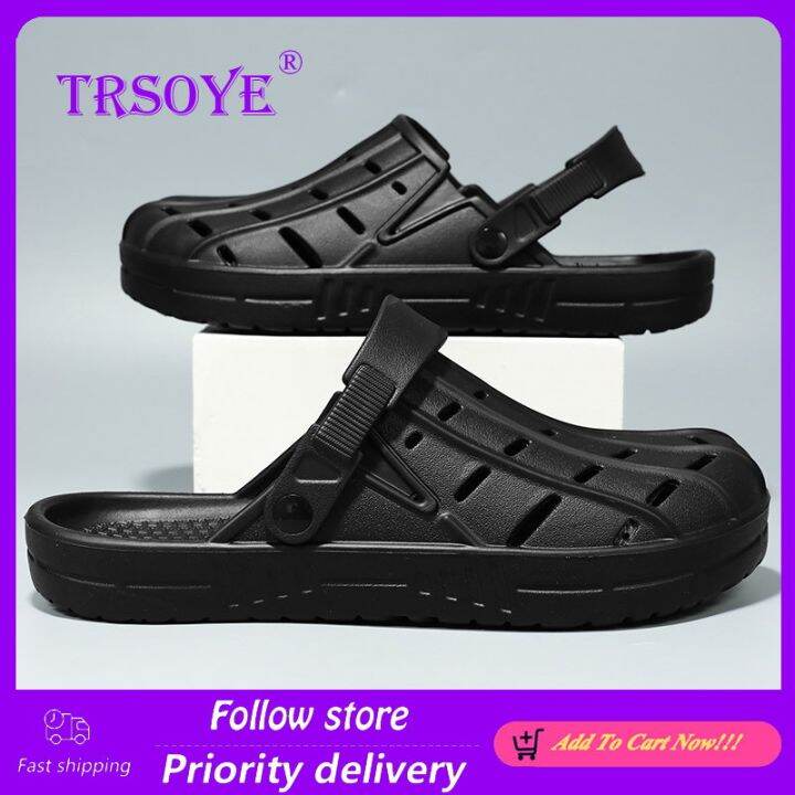 TRSOYE Men's Super Large Size 49 50 51 52 Sandals Summer Hole