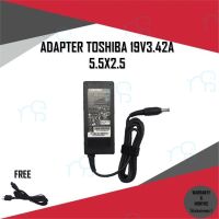 คุณภาพดี  ADAPTER NOTEBOOK TOSHIBA 19V3.42A*5.5X2.5  / สายชาร์จโน๊ตุ๊คโตชิ้า + แถมสายไฟ มีการรัประกันคุณภาพ  ฮาร์ดแวร์คอมพิวเตอร์