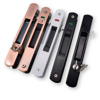 Mute Mortice Sliding Door Locks Hidde Handle Interior Door Pull Lock Modern Anti-theft Room Wood Door Lock Furniture Hardware