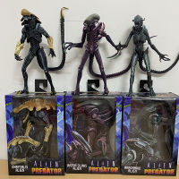 Neca รูปคนต่างด้าวเรา Predator chrysalis arachnoid มีดโกนกรงเล็บคนต่างด้าวนักรบคนต่างด้าวรูปการกระทำรุ่นของเล่นชั้นวางหนังสือตกแต่งของขวัญ