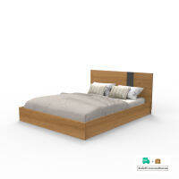 Inhome Furniture เตียงนอน 5 ฟุต รุ่น BE-1545-HW-GP W159xD205xH98 cm.