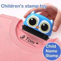 ✇✥∋ Owl Panda Custom-made Baby Name Stamp Children Customized Name Seal Student Clothes Chapter Security Tag Label Name Stamp