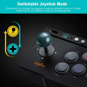 PXN 0082 Arcade Fight Stick - 8Bitdo Arcade Stick, PS4 Arcade Stick with  Turbo & Macro Functions,Compatible with TV/PC/PS3/PS4/PS5/Xbox/Xbox Series  X