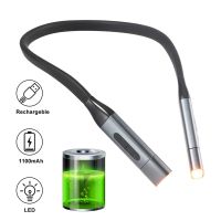 Luz Colgante Flexible Para El Cuello,Lámpra De Protección Para Los Ojos,Reargable Para USB, Atenuación De 3สี,8 LED, Para Tejer