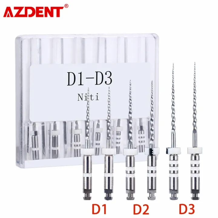 6PCS/Box NiTi Retreatment File D1D3 Dental Retreatment Engine Root Canal ReShaping Lazada PH