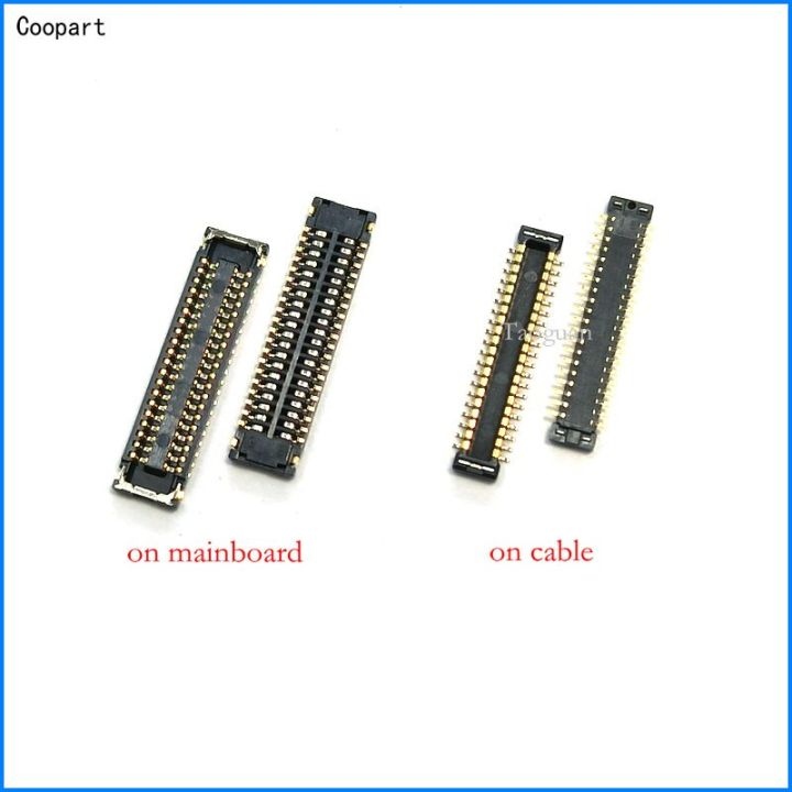 2pcs/lot Coopart New LCD display FPC Connector Port Plug for Xiaomi 6X Mi6X /Redmi 6 Pro /Redmi note 5 on Mainboard/cable 40PIN Replacement Parts
