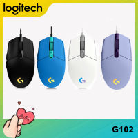 [Readyเพื่อส่ง] Logitech G102 Generation II LIGHTSYNC RGBเรืองแสง8000เมาส์เมาส์สำหรับเล่นเกมส์ErgonomicสำหรับPCคอมพิวเตอร์แล็ปท็อป