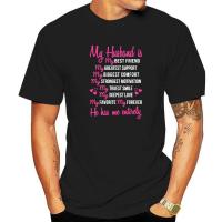 My Husband Is My Best Friend Anniversary Gift For Proud Wife 3D Printed Cotton Men Tops Shirt Fashionable Fashion Top T-Shirts