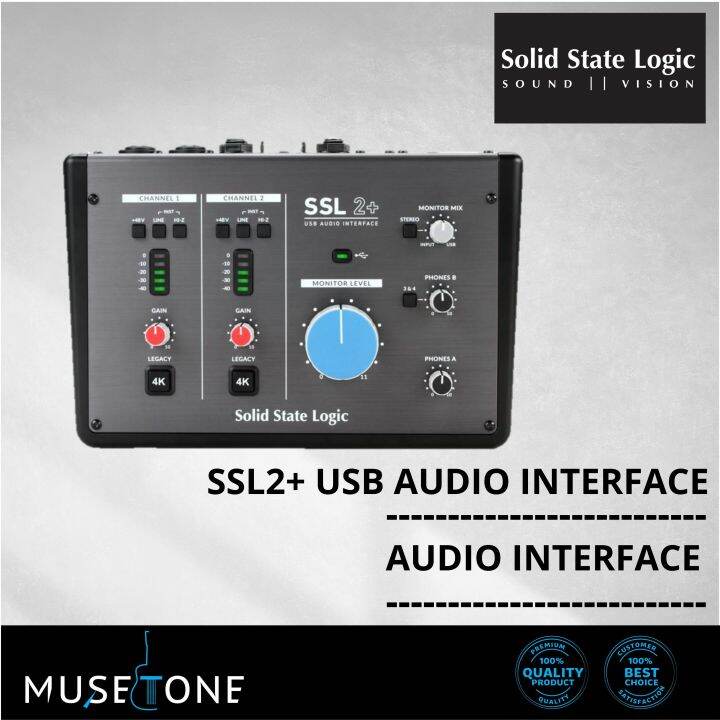 SOLID STATE LOGIC SSL2+ USB AUDIO INTERFACE Lazada