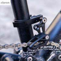 CLARON สีดำกันตก MTB สำหรับ E Type 31.8ที่หนีบ34.9มม. ตัวป้องกันโครงโซ่ตัวยึดกระเป๋าคลัทช์มีโซ่ตัวนำโซ่จักรยานความตึงไกด์โซ่จักรยาน