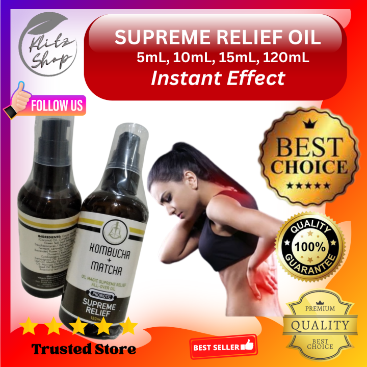 Kombucha + Matcha Supreme Relief Oil, Eczema, Arthritis , Rayuma