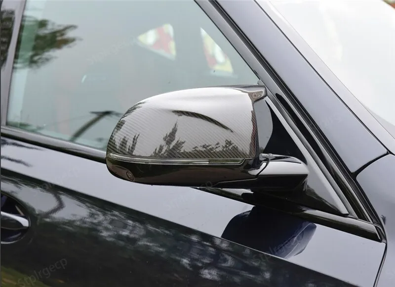 Carbon Fiber Car Rearview Door Wing Side Mirror Cover Cap Shell