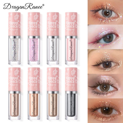 [DRAGON RANEE] ELECOOL Official Store 8 Colors Glitter Liquid Eyeshadow Pearlescent Sequin Brightening Highlight Long Lasting Waterproof Sweat Resistant Non-Smudge Eye Shadow Liquid Cosmetic