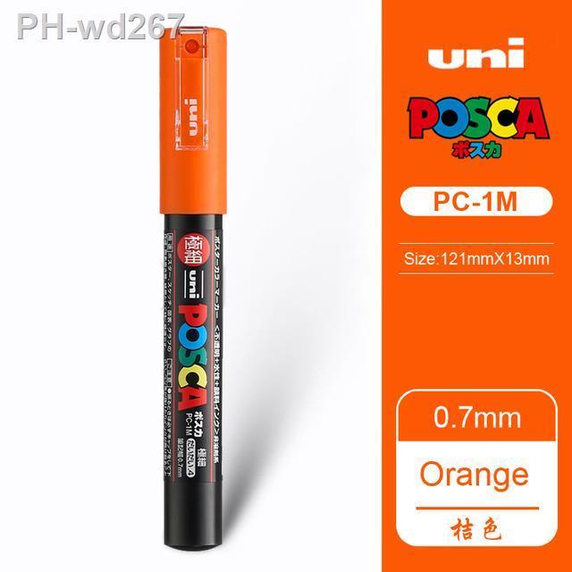 36-colors-uni-posca-pc-1m-paint-marker-pen-0-7mm-extra-fine-bullet-tip-rock-painting-drawing-graffitti-acrylic-marking-note