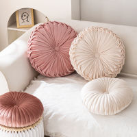 【NEW】【Penghantaran Privasi Tinggi】 Round cushion ins Pumpkin Pillow Pink Cushion Waist Pillow Living Room Sofa Guesthouse Decoration Wheel Futon Cross-Border