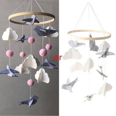 Baby Rattle Mobile Toys geometry Crib Toy Bed Hanging Newborn Wind Chimes Bell Nordic Kids Room Decoration Photography Props