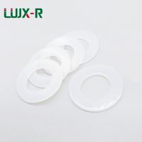 LUJX-R 10pcs Sealing Flat Gasket White Silicone quot;O quot; Ring Seal Washer Bellows Inlet Hose 1/4 quot; 3/8 quot; 1/2 quot; 3/4 quot; 1 quot; 1 4/1 quot; 1 1/2 quot; 2 quot;