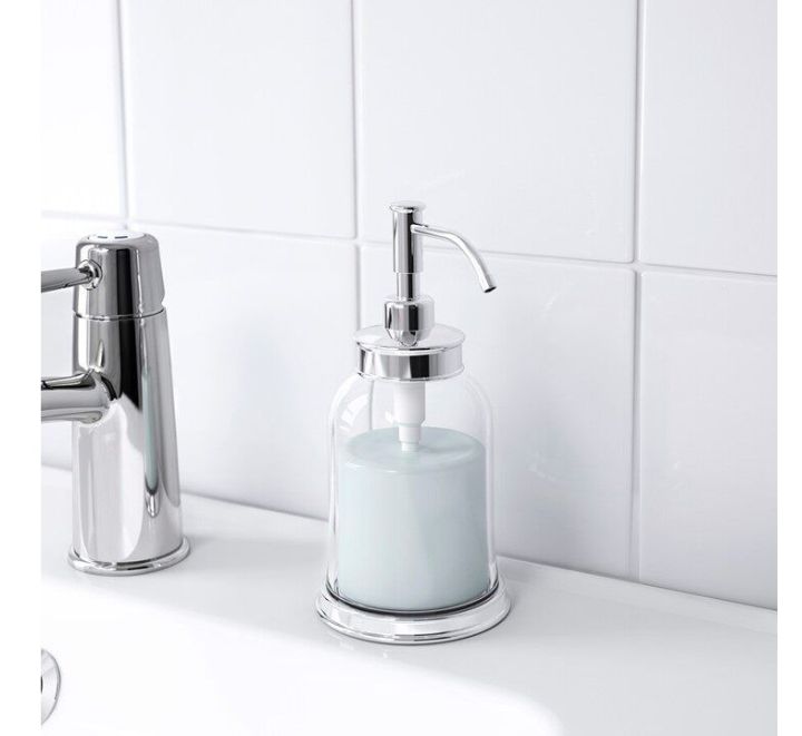 balungen-soap-dispenser-chrome-plated-ขวดจ่ายสบู่เหลว-ชุบโครเมียม