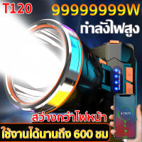 【พลังวิเศษ】ไฟฉายคาดศีรษะ LED ไฟหน้ามัลติฟังก์ชั่น ไฟได้ แบบชาร์จ ​แบตเตอรี่ลิเธียมในตัว1000000W ใช้งานได้ถึง 8 ชั่วโมง ปรับระดับได้ กันน้ำ ส่องได้ไกล ราคาถูก ไฟฉายคาดหัว ไฟคาดหัว ไฟส่องกบ ไฟฉายคาดหัวแท้ ไฟคาดหัวส่องทางไกล ไฟคาดหัวส่องสว่าง head torch