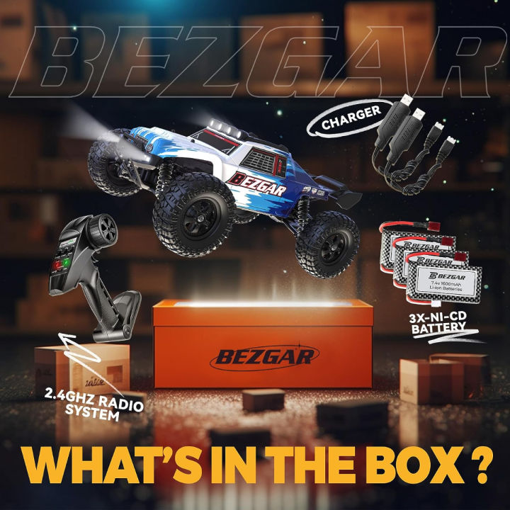 bezgar-hm124-brushless-rc-car-1-12-scale-52-km-h-high-speed-rc-truck-4x4-offroad-waterproof-for-all-terrains-hobby-grade-remote-control-truck-for-adults-and-kids-boys-with-3-rechargeable-batteries