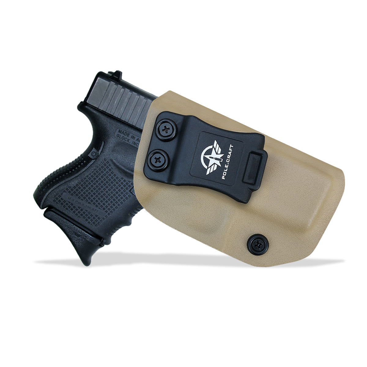 Kydex Handmade Right Handed  Concealment Holster Glock 27 IWB  Black 