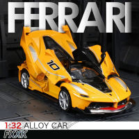 1:32 Ferrari FXX รถสปอร์ตล้อแม็กจำลองกองทัพควบคุมรุ่นประตูแสงเสียงของเล่นของขวัญคอลเลกชันของขวัญวันเกิด A146