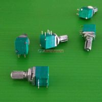 โพเทนชิโอมิเตอร์ Potentiometer วอลลุ่ม ไฟฉาย VR ปรับค่า 5 ขา B1K ถึง B500K #5 ขา เขียว (1 ตัว)