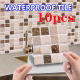 1/10pcs 3D Mosaic Crystal Tile Stickers Mandala Style Hard Tiles Wall Sticker Kitchen Wardrobe Home Decor Art Mural Peel Stick Wall Decals