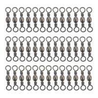 Barrel Fishing Swivel 20pcs/lot Brass Ball Bearing Fishing Swivel Fishing Lure Connector Size 2 4 6 8 10