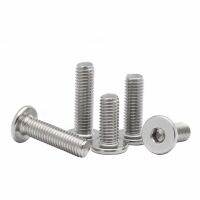 Limited Time Discounts 100Pcs/Lot M2 M2.5 M3 M4 M5 M6 Stainless Steel Hex Hexagon Socket Ultra Thin Super Low Flat Wafer Head Screw Bolt SS304