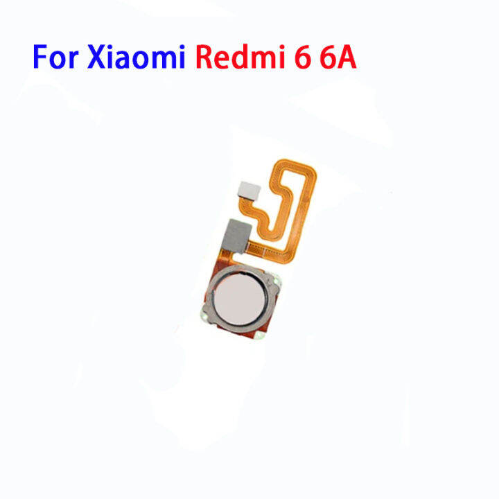 สำหรับ-xiaomi-redmi-6-6a-กลับปุ่มโฮมสแกนลายนิ้วมือเซนเซอร์กลับสายเคเบิ้ลหลักชิ้นส่วนซ่อมบัตรประชาชนแบบสัมผัสสำหรับโทรศัพท์