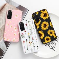 【New】เคสโทรศัพท์สำหรับ Samsung Galaxy S20 Ultra Plus กรณีดอกไม้ซิลิโคนอ่อนสำหรับ Samsung S20plus S20ultra S 20 Fundas TPU กระเป๋า