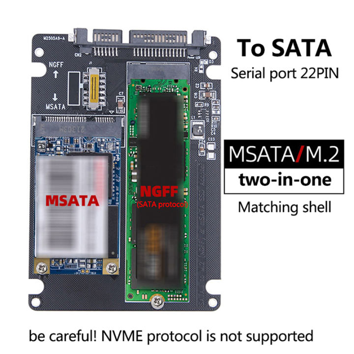 ache-ngff-ไปยัง-sata-3-hdd-enclosure-msata-ssd-adapter-m-2-sata-protocol-adapter-board