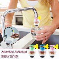 6ชั้น Universal Faucet Filter Interface การทำน้ำให้บริสุทธิ์ Anti-Spill Water-Saving สำหรับ Kitchen Tap