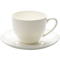 Luxury Porcelain European Coffee Cup Set White Small Bone China High Tea Cup with Saucer Xicara De Cafe Home Drinkware 50CC