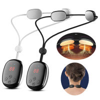 Electric EMS Neck Shoulder Massager Hot Compress Pulse Massager Hanging Cervical Spine Massager Cervical Spine Massager Neck Massager