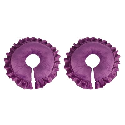2X Facial Massage Sleeping Pillow for Beauty Salon Massage Tool Beauty Spa Bed with Hole Pillow-Purple