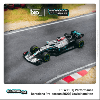 Tarmac ใช้งานได้1:64 F1 2020 MB W11 EQ Barcelona 2020ทดสอบก่อนฤดู #44รถโมเดล Diecast