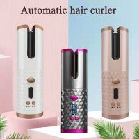 【CC】 USB Rechargeable Hair Curler Flat Iron Curling Curls Display