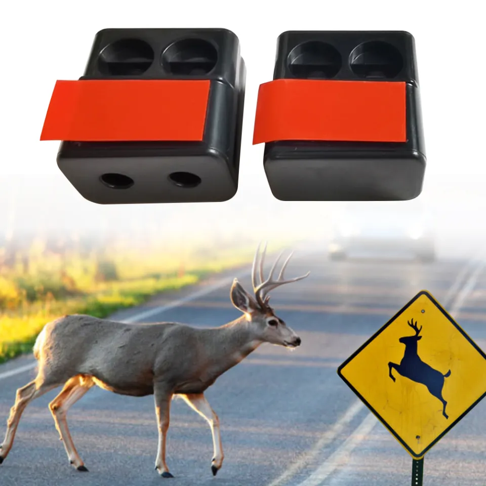2pcs deer warning whistles auto animal