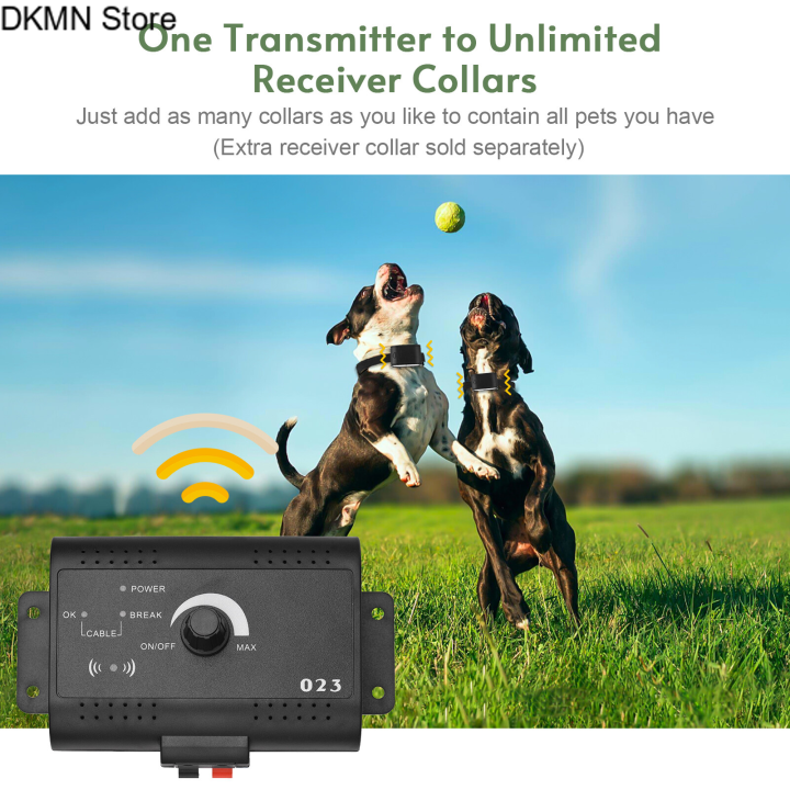 Electronic Pet Fencing System Wireless Electric Dog Fence System Underground/ Inground