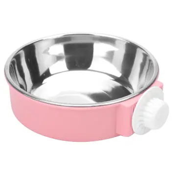 Stainless Steel Hanging Pet Bowls Dog Crate Bowl Food Water Bowls