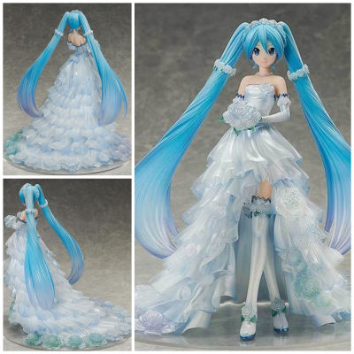 Figure ฟิกเกอร์ Vocaloid Project Diva Arcade Future Tone โวคาลอยด์ โปรเจกต์ดีวา อาร์เคด Hatsune Miku ฮัตสึเนะ มิกุ Wedding Dress Ver Anime ของสะสมหายาก อนิเมะ การ์ตูน มังงะ คอลเลกชัน ของขวัญ Gift New Collection Doll ตุ๊กตา manga Model โมเดล