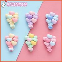 91LINTIN 30pcs Cabochon ลูกโป่งสี บอลลูนความรัก เรซิน งานฝีมือตกแต่งงานปาร์ตี้ การ์ตูนลายการ์ตูน อุปกรณ์เสริมเสริม กิ๊บติดผมเครื่องประดับ DIY สมุดเก็บภาพ