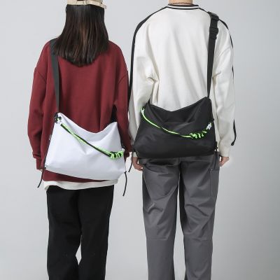 Mens Crossbody Bag Trendy Brand Ins Casual Mens Bag Large Capacity Shoulder Bag Womens Japanese Style Simple Tooling Postman Backpack 2023